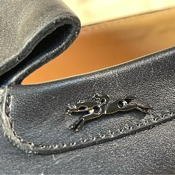 Longchamp Fall 2015 Ready to Wear Collection platform black leather loafers - Picture 13 of 14